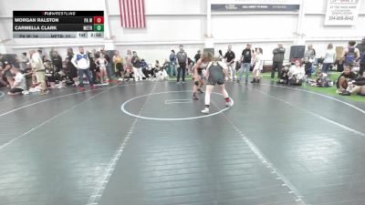142 lbs Round Robin 2 - Morgan Ralston, PA West Yellow - G vs Carmella Clark, Metro All-Stars - G