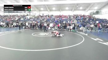 120 lbs Champ. Round 2 - Jaden Smith, Grantsville vs Zeke Spiker, Skyridge