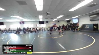 285 lbs Champ. Round 1 - James Williams, Villa Park vs Milton Carter, St John Bosco