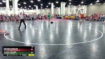 120 lbs Round 1 (10 Team) - Flynn Collins, Naperville Phoenix vs Victor Zanolini, Explorer Wrestling Club