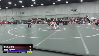 105 lbs Round 2 (8 Team) - Addie Morse, Oklahoma Blue vs Anna Buurma, Michigan