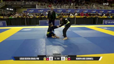 Lucas Silveira Brasil Pim vs Korbyn Aric Cornwell 2026 Pan Kids Jiu-Jitsu IBJJF Championship