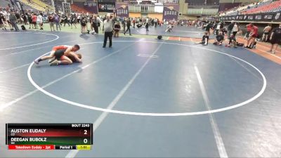 145 lbs Champ. Round 2 - Deegan Bubolz, WI vs Auston Eudaly, CO