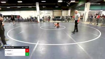 126 lbs Prelims - Hunter Clark, NC vs Jacob Myers, CO