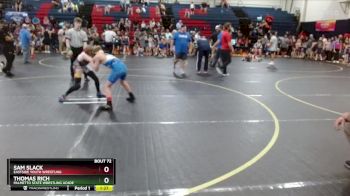 100 lbs Round 4 - Thomas Rich, Palmetto State Wrestling Acade vs Sam Slack, Eastside Youth Wrestling