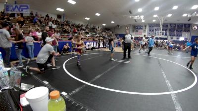 58-61 lbs Rr Rnd 2 - Kenneth Wright, Clinton Youth Wrestling vs Forrest Neal, Division Bell Wrestling