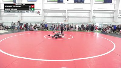 114 lbs 7th Place - Jennings Bednarki, OH vs Blaise Wilson, PA