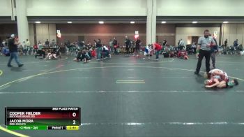 64 lbs 3rd Place Match - Jacob Mora, Iron Knights vs Cooper Fielder, Backyard Brawlers