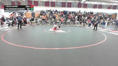 120 lbs Semifinal - Lucas Copper, Central Catholic vs Kai Napadow Baquero, Winchester