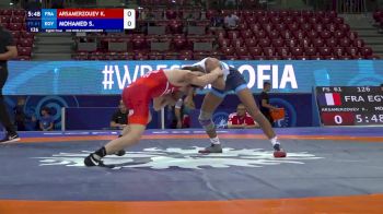 61 kg 1/8 Final - Khamzat Arsamerzouev, France vs Shehabeldin Mohamed, Egypt