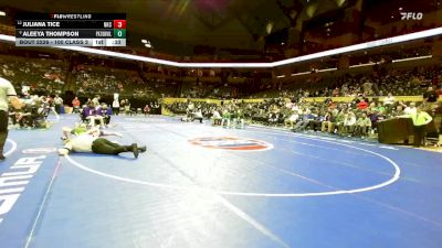 100 Class 2 lbs Cons. Round 2 - Juliana Tice, North Kansas City vs Aleeya Thompson, Pattonville