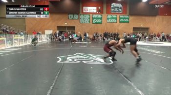 125 lbs Cons. Semi - Quentin Barros-Santiago, Rio Hondo College vs Chris Sautter, Victor Valley College