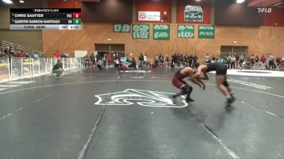 125 lbs Cons. Semi - Quentin Barros-Santiago, Rio Hondo College vs Chris Sautter, Victor Valley College