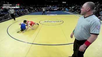I-165 lbs 1st Place Match - Griffin Laplante, St. Francis vs Danny Dacey, Saratoga Springs