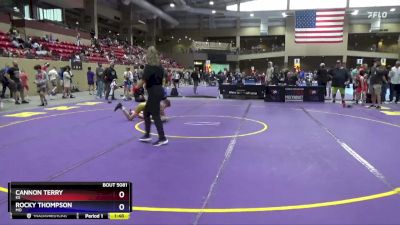 97 lbs Semifinal - Cannon Terry, KS vs Rocky Thompson, MO