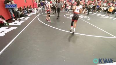 96 lbs Quarterfinal - Jonah Roberts, HURRICANE WRESTLING ACADEMY vs Maddox Hancock, Skiatook Youth Wrestling