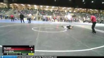 63 lbs Cons. Round 3 - Titus Ervin, Cottage Grove Wrestling Club vs Eli Nash, Cowboy Mat Club