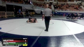 D1-157 lbs Cons. Round 2 - Broden Paterson, Desert Vista vs Alex Wittrock, Hamilton