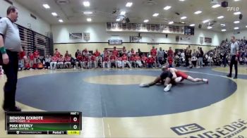 150 lbs Quarters & Wb (16 Team) - Max Byerly, Adams Central vs Benson Eckrote, North Miami