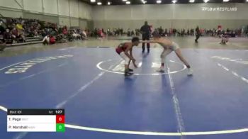 90 lbs Final - Thunder Page, South Central Punishers vs Prince Dakari Marshall, Avengers Wrestling