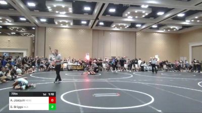 72 lbs Semifinal - Athena Joaquin, NexGen RTC vs Gwen Briggs, Inland Elite