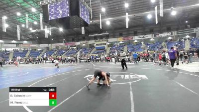 74 lbs Rr Rnd 1 - Brody Schmitt, Matpac WC vs Michael Perez, Valley WC