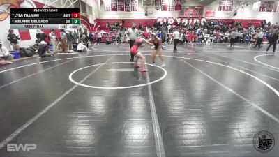 115 lbs Semifinal - Lyla Tillman, American vs Melanie Delgado, John H Pitman