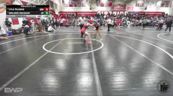 115 lbs Semifinal - Lyla Tillman, American vs Melanie Delgado, John H Pitman