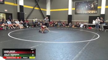 58 lbs Round 2 (4 Team) - Gwen Gross, Badger Girls Elite vs Kinley Pederson, Minnesota Storm