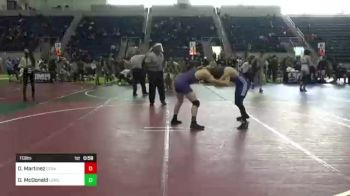 113 lbs Consi Of 16 #2 - Dakota Martinez, Cedaredge WC vs Dylan McDonald, Lemoore WC