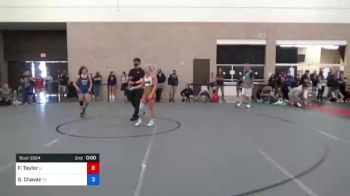 55 kg 3rd Place - Melanie Mendoza, CA vs Nichole Moore, KS