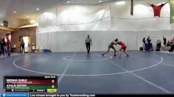 105 lbs Semifinal - Brenna Ruble, Jay County Wrestling Club vs Kynlie Keffer, Wes-del Wrestling Club