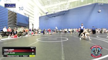 80 lbs Cons. Round 3 - Daxin Allen, Paola vs Cole Jones, Honey Badger