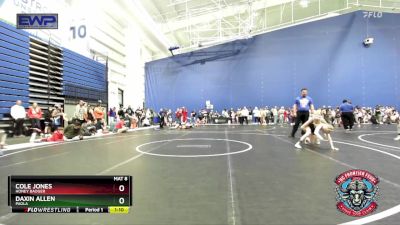 80 lbs Cons. Round 3 - Daxin Allen, Paola vs Cole Jones, Honey Badger