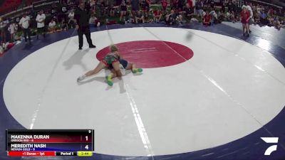 130 lbs Semis & Wb (16 Team) - Makenna Duran, Oregon Red vs MEREDITH NASH, Nevada GOLD