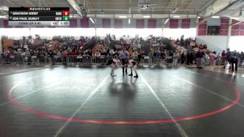 106 lbs Consi Of 8 #2 - Grayson Kirby, North Andover vs Jon Paul Dubuy, Newton North