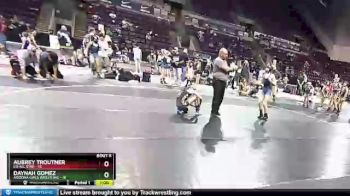 95 lbs Round 3 (4 Team) - Aubrey Troutner, CO All Star vs Daynah Gomez, Arizona Girls Wrestling