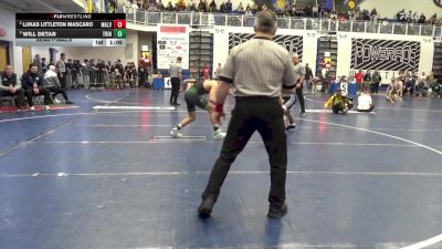 133 lbs Semifinal - Lukas Littleton Mascaro, Malvern Prep vs Will Detar, Trinity Camp Hill