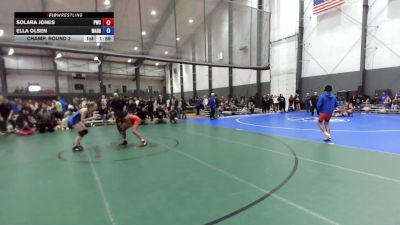 Champ. Round 3 - Solara Jones, Peninsula Wrestling Club vs Ella Olsen, Washington