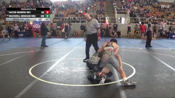 124 lbs 3rd Place Match - Maxwell Denham NE6, GOW1 vs Jacob Morris NE1, Crestwood