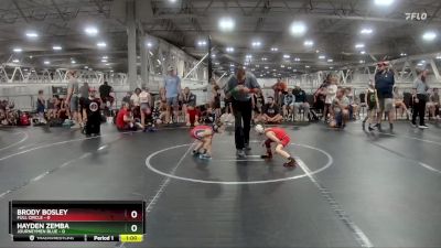 44 lbs Finals (2 Team) - Brody Bosley, Full Circle vs Hayden Zemba, Journeymen Blue