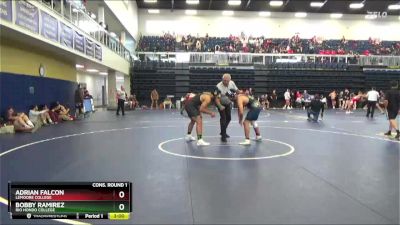 184 lbs Cons. Round 1 - Adrian Falcon, Lemoore College vs Bobby Ramirez, Rio Hondo College