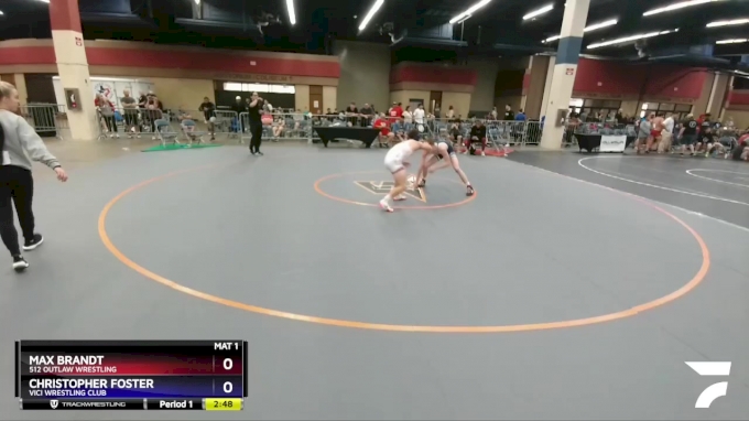 126 lbs Cons. Round 4 - Max Brandt, 512 Outlaw Wrestling vs Christopher ...