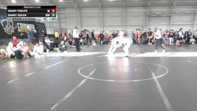 144 lbs Round 2 (8 Team) - Grady Phelps, Dayton Bandits vs Danny Sizler, West Geauga Wolverines