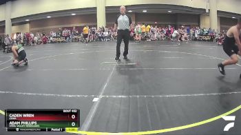 140 lbs Round 3 - Caden Wren, CKWA vs Adam Phillips, Steel Valley Renegades