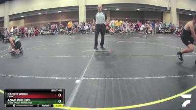 140 lbs Round 3 - Caden Wren, CKWA vs Adam Phillips, Steel Valley Renegades