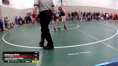 126 lbs Cons. Round 2 - Nicholas Beair, Bellefontaine vs Ashton McGlasson, Madison (Mansfield)