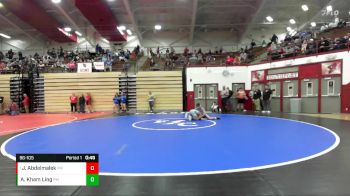 96-105 lbs Round 3 - Jalyn Abdelmalek, Perry Meridian vs Abegneco Kham Ling, Perry Meridian