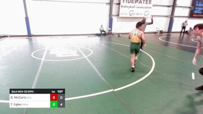 113 lbs Rr Rnd 3 - Blake McCarty, Solid Tech Wrestling Club vs Thomas Egley, Great Bridge