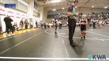 40 lbs Quarterfinal - Trenten Harris, Pin-King All Stars vs Jose Hernandez, Black Fox Wrestling Club